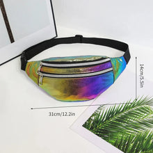 Holographic Fanny Pack Hologram Waist Bag Laser Beach Travel Banana