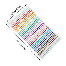 900 pcs Eyes DIY Rainbow Color Patch Art Accessories Music Festival