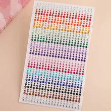900 pcs Eyes DIY Rainbow Color Patch Art Accessories Music Festival