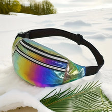 Holographic Fanny Pack Hologram Waist Bag Laser Beach Travel Banana