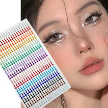 900 pcs Eyes DIY Rainbow Color Patch Art Accessories Music Festival