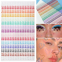 900 pcs Eyes DIY Rainbow Color Patch Art Accessories Music Festival