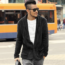 Men's Faux Fur Cardigan Coat