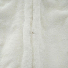 LED Hooded Faux Fur Coat