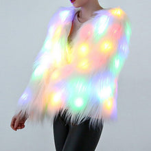 LED Faux Fur Coat