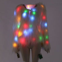 LED Faux Fur Coat