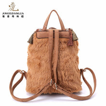 Furry Boho Backpack