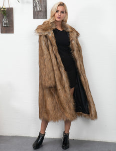 Comfy Long Faux Fur Coat