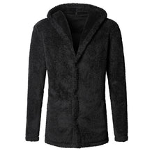 Men's Faux Fur Cardigan Coat