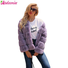 Vintage Fluffy Faux Fur Coat