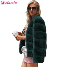 Vintage Fluffy Faux Fur Coat