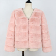 Vintage Fluffy Faux Fur Coat