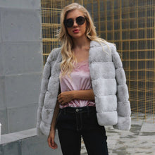Vintage Fluffy Faux Fur Coat
