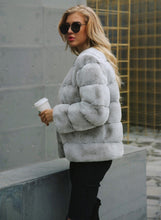 Vintage Fluffy Faux Fur Coat