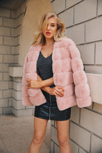 Vintage Fluffy Faux Fur Coat