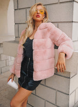 Vintage Fluffy Faux Fur Coat