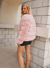 Vintage Fluffy Faux Fur Coat