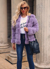 Vintage Fluffy Faux Fur Coat