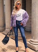 Vintage Fluffy Faux Fur Coat