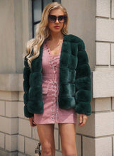 Vintage Fluffy Faux Fur Coat