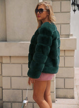 Vintage Fluffy Faux Fur Coat