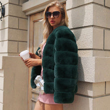 Vintage Fluffy Faux Fur Coat