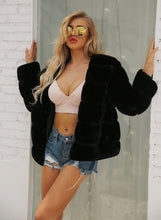 Vintage Fluffy Faux Fur Coat