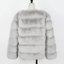 Vintage Fluffy Faux Fur Coat