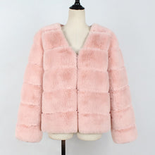 Vintage Fluffy Faux Fur Coat