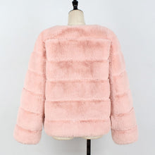 Vintage Fluffy Faux Fur Coat