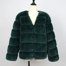 Vintage Fluffy Faux Fur Coat