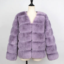 Vintage Fluffy Faux Fur Coat