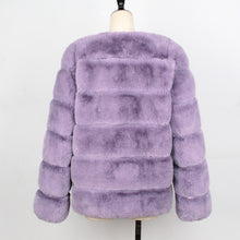 Vintage Fluffy Faux Fur Coat