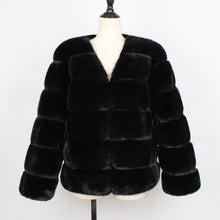 Vintage Fluffy Faux Fur Coat