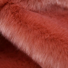 Faux Fur Coat with Long Sleeves