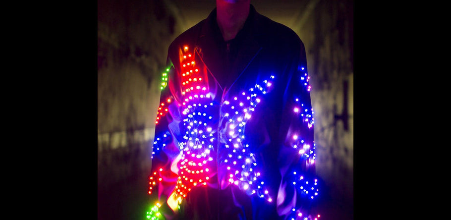 Light Up Mens Jackets With LED Lights