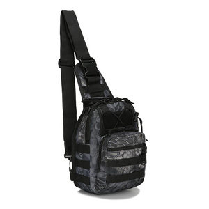 Mens Backpack Tactical Sling Shoulder Bag Molle Travel Chest Pack