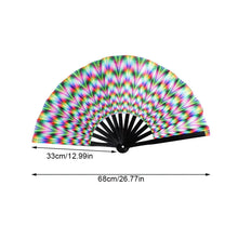 33cm Large Folding Hand Rave Fan Chinease/Japanese Gifts Fan Dance