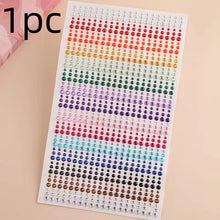 Makeup Diamond Stickers Colorful Sparkling 3D Jewelry Pearls Sticker