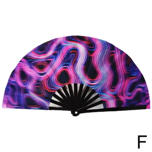 33cm Large Folding Hand Rave Fan Chinease/Japanese Gifts Fan Dance
