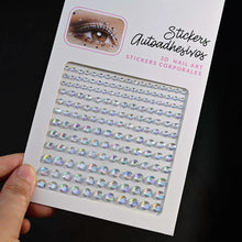 1Pcs Face Diamond Gem Sticker 5D Colorful Rhinestone Tattoo Eyeshadow
