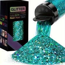 Holographic Chunky Glitter Sequins, 50g, Mixed Size Laser Sparkle