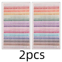 Makeup Diamond Stickers Colorful Sparkling 3D Jewelry Pearls Sticker