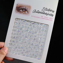 1Pcs Face Diamond Gem Sticker 5D Colorful Rhinestone Tattoo Eyeshadow