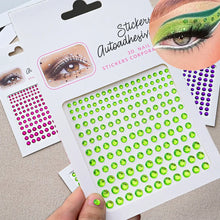 1Pcs Face Diamond Gem Sticker 5D Colorful Rhinestone Tattoo Eyeshadow