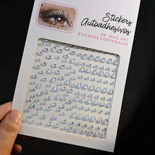 1Pcs Face Diamond Gem Sticker 5D Colorful Rhinestone Tattoo Eyeshadow