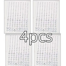 Makeup Diamond Stickers Colorful Sparkling 3D Jewelry Pearls Sticker