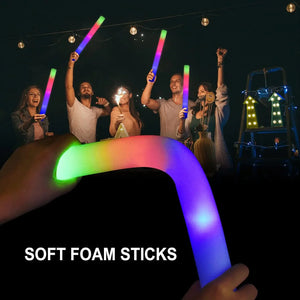 10PCS Glow Stick Music Festival Concert Support Glow Sticks Mardi Gras