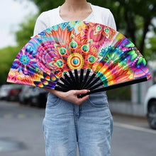 33cm Large Folding Hand Rave Fan Chinease/Japanese Gifts Fan Dance