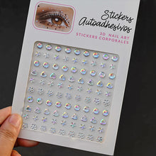 1Pcs Face Diamond Gem Sticker 5D Colorful Rhinestone Tattoo Eyeshadow